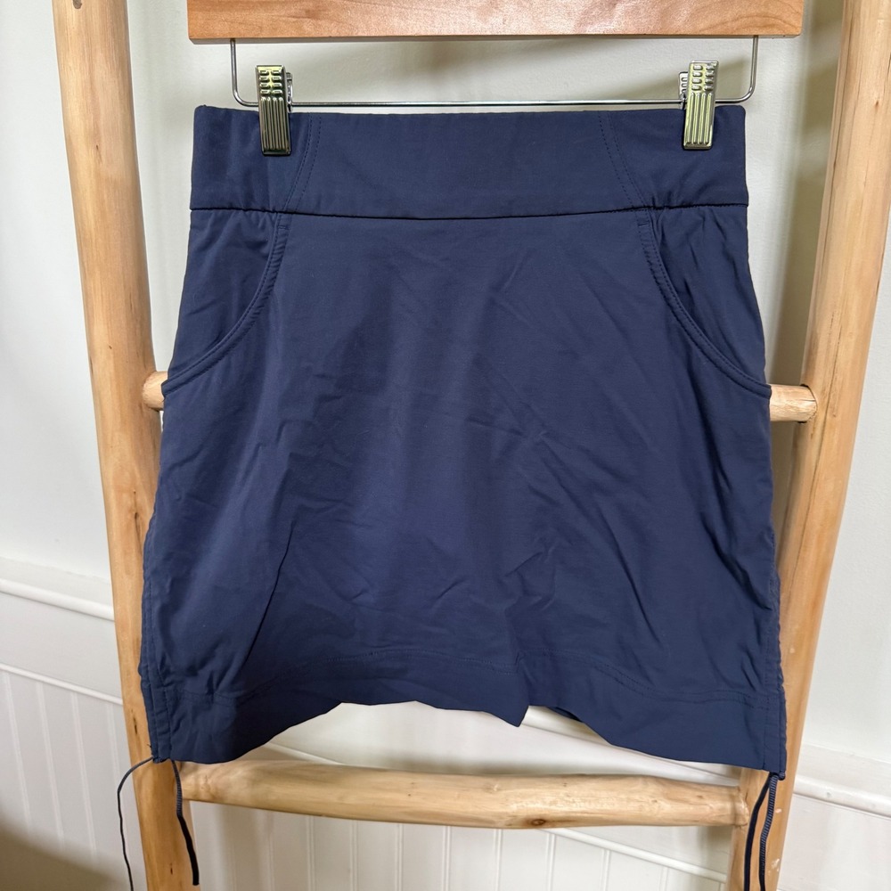 Columbia Anytime Casual Skort Navy Blue XS AL4071 Hiking Travel Athletic Skirt